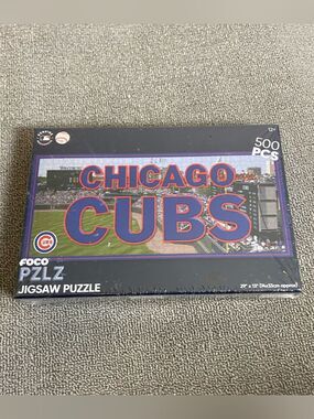 Forever Collectibles Chicago Cubs Unopened 500-Piece Jigsaw Puzzle- Baseball